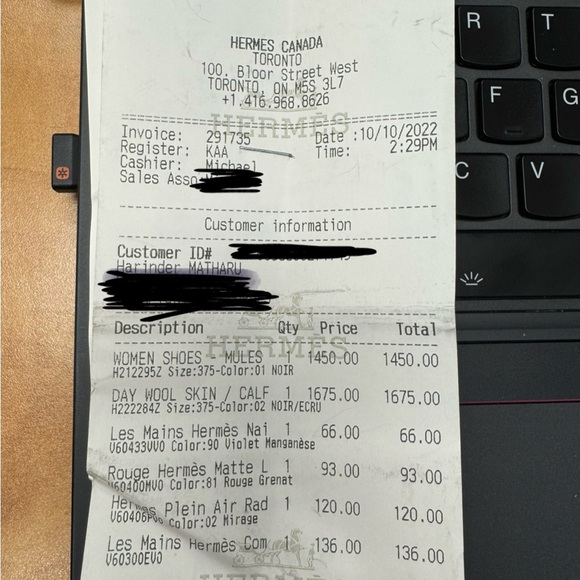 Hermes Oz Mule Black Size 37.5 - Picture 5 of 5